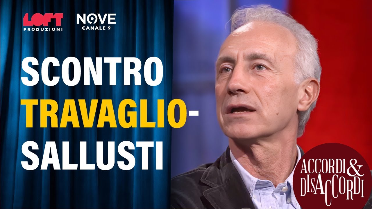 Scontro Travaglio  Sallusti