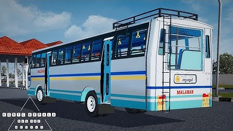 KSRTC Kerala Bus Mod In Bus Simulator Indonesia - Bussid Bus Mod - Bussid Car Mod - Bussid
