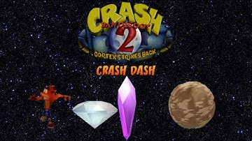 Crash Bandicoot 2 NST 100% Playthrough - Part 6 Crash Dash (Crystal And All Boxes)