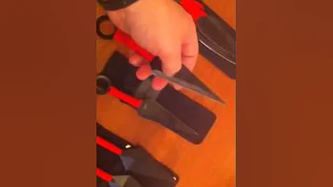 Naruto Kunai Throwing Knives Review Hanzoswords.com