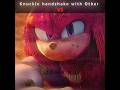 Knuckle and shadow handshake was so peak 💀 #sonic #sonicedit #trending #viral #shorts || sonic Edit
