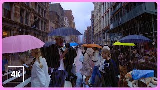 NEW YORK ☔️  Rainy Walk in SoHo, Manhattan