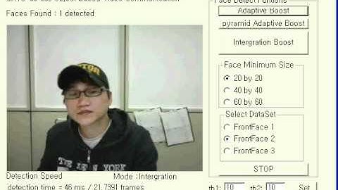 Fast face tracking using AdaBoost+CamShift