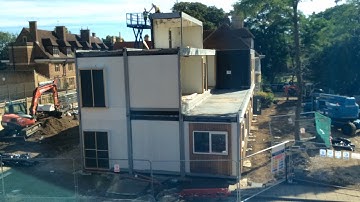 Time lapse video of our temporary classrooms