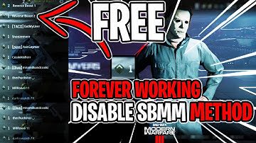 *FINAL SEASON* How to DISABLE SBMM/REVERSE BOOST in MW3