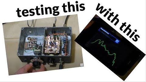 Testing a phasing SSB receiver: Part 1 - with a mobile phone