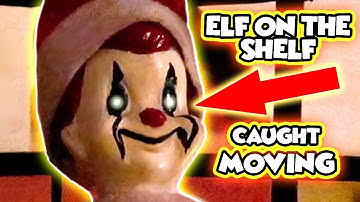 Elf on the Shelf PENNYWISE Caught Moving and Smiling on Camera at Halloween!!