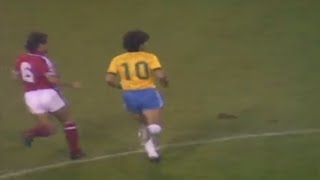 Quando ZICO fez o gol da primeira vitória da SELEÇÃO em WEMBLEY!