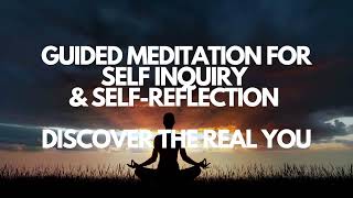 Guided SLEEP meditation for self Inquiry self reflection discover your real self