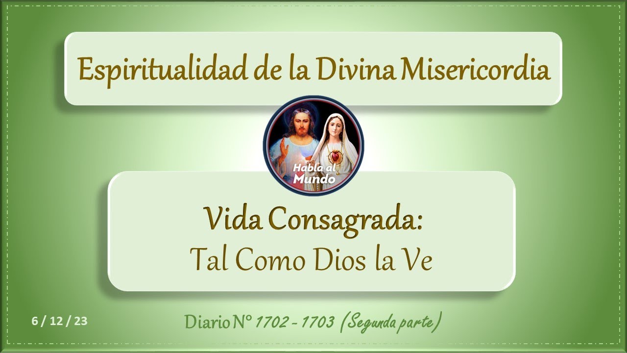 Espiritualidad de la Divina Misericordia - Vida Consagrada - Tal Como ...