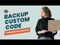 Easy Steps to Backup Your Custom Code on Squarespace