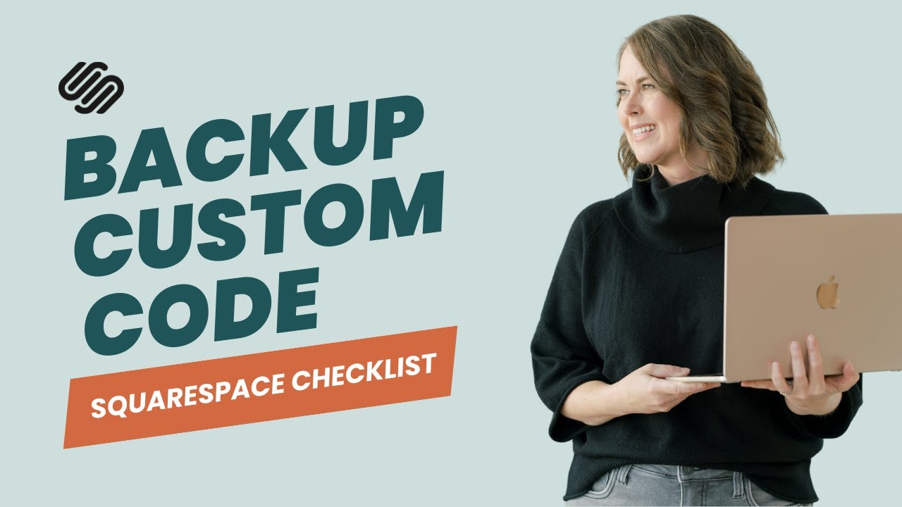 Easy Steps to Backup Your Custom Code on Squarespace - YouTube