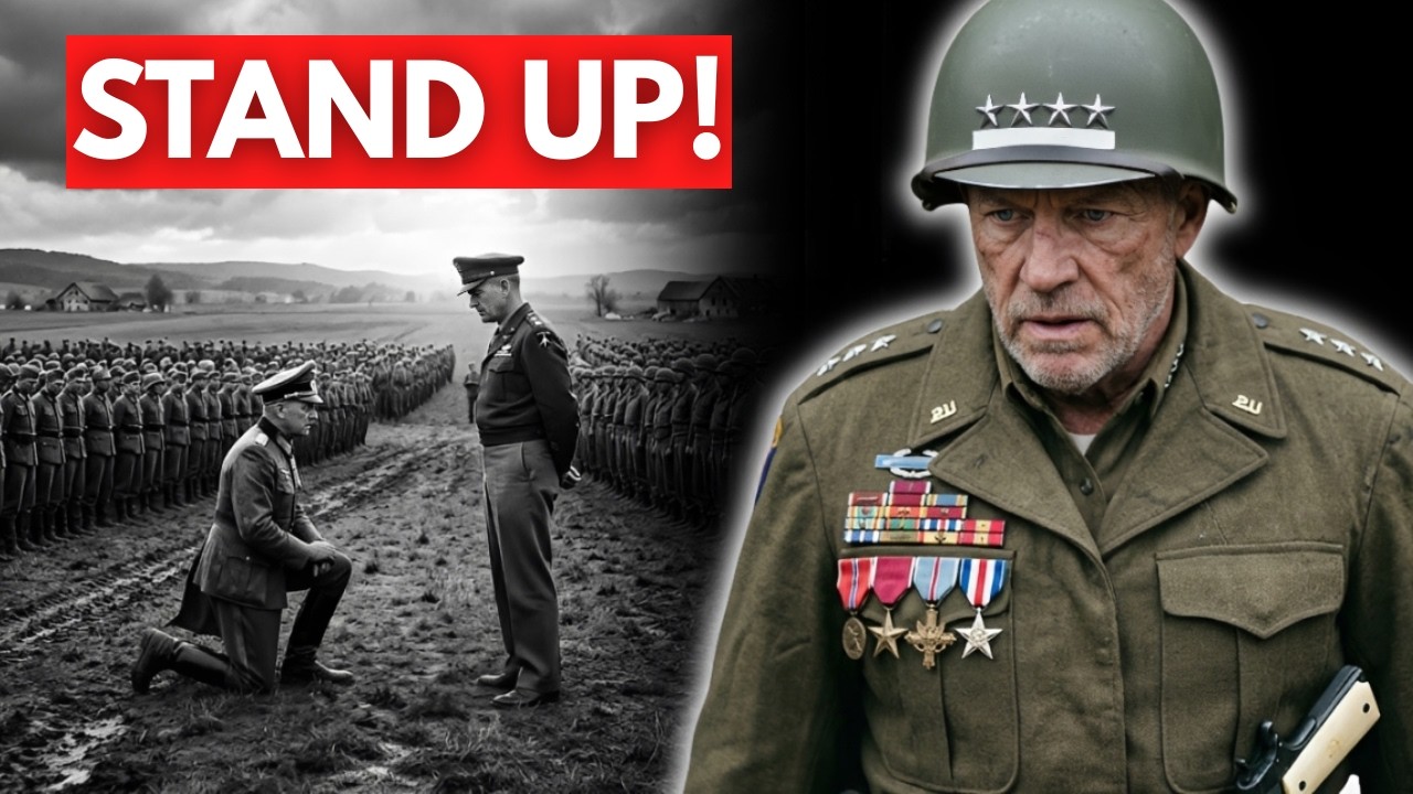 He Knelt Down in Front of Patton's Entire Army — Patton Told Him to Stand Up