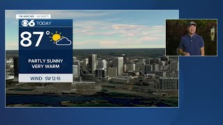 Very warm Wednesday in Virginia with chance for late afternoon and evening storms