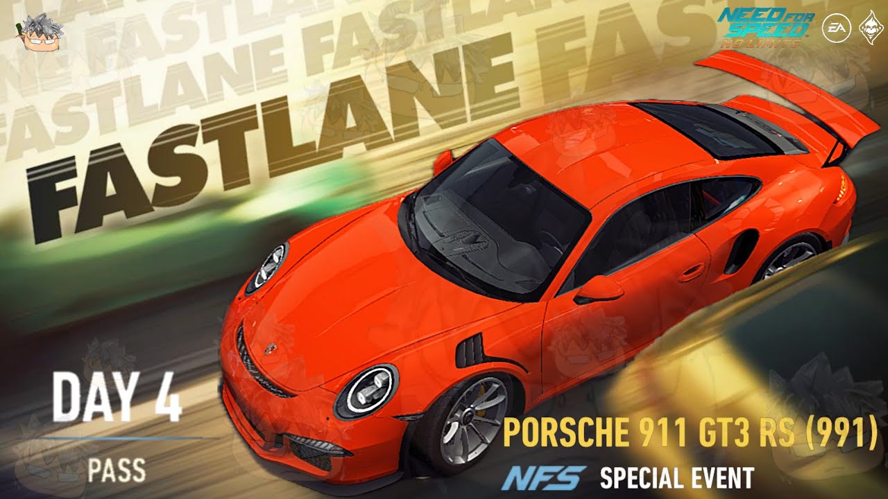 Fastlane: Day 4 PASS | 2015 Porsche 911 GT3 RS (991) | NFS No