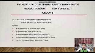 OHS BFC43502- GROUP6