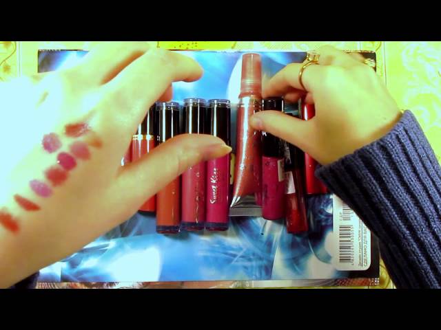 ASMR themes, my collection of lipsticks
