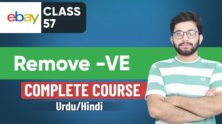 How to remove negative feedback on eBay? | eBay Course | Urdu Hindi | Part 57