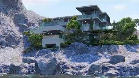 Blue Print Effect in Lumion Animation