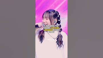 kpop songs w/ 3 or more languages | #kpopshorts #bts #kpop #nct #loona #everglow #nmixx #sf9 #2ne1