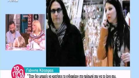Entertv: Γιώργος Λιάγκας: «Κάποια στιγμή κι εγώ έβλεπα παπαράτσι και μόνο ξύλο που δεν έπαιζα»