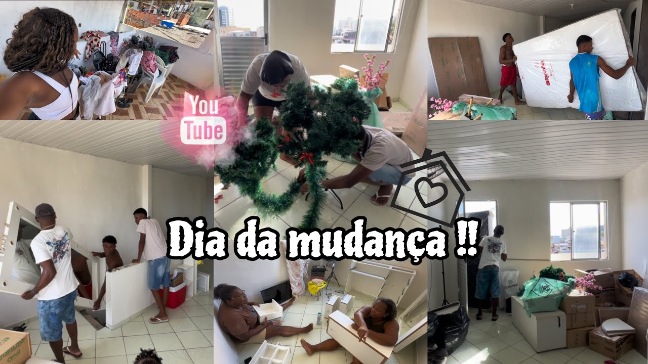 DIA DA MUDANÇA 🏠🙌🏾 #minnynovamente 