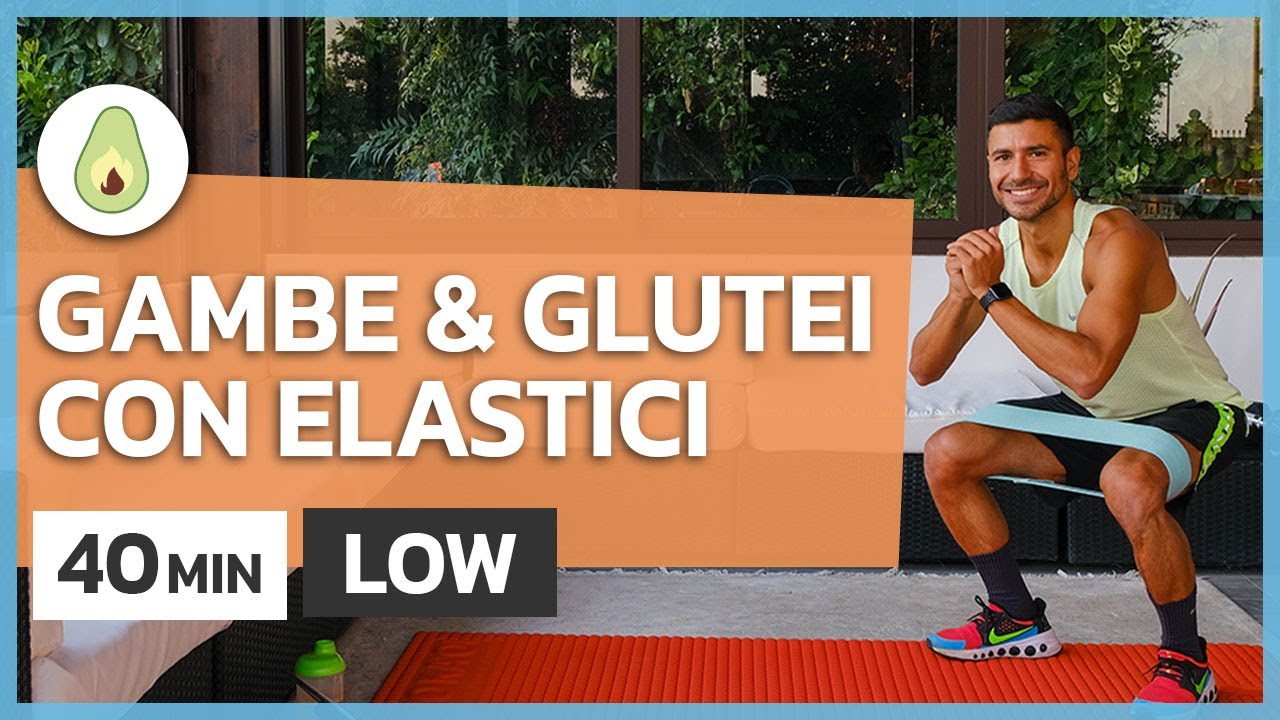 Tonifica gambe e glutei - allenamento con elastici | Cotto al Dente