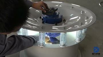 Vibrating screen adjustment angle