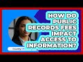 How Do Public Records Fees Impact Access To Information? - CountyOffice.org