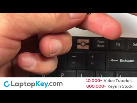 Replace Keyboard Key Acer Travelmate 5760 6595 8573  Fix Laptop Installation Repair