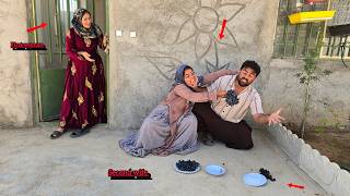 The husband's anger at the second woman's attempt to approach him and express interest.