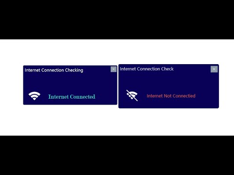 C# checking Internet connection - YouTube
