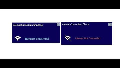 C# checking Internet connection