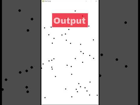 Random particles animation