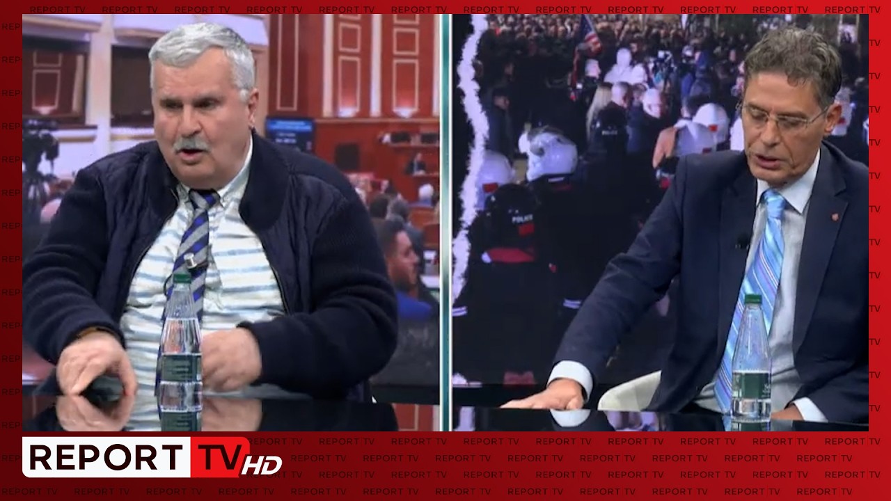 “Saliu bën protesta me protokoll”/ Merkoçi përplaset në studio me Gjuzin