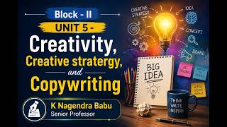 unit 5 - Creativity, Creative stratergy, and Copywriting