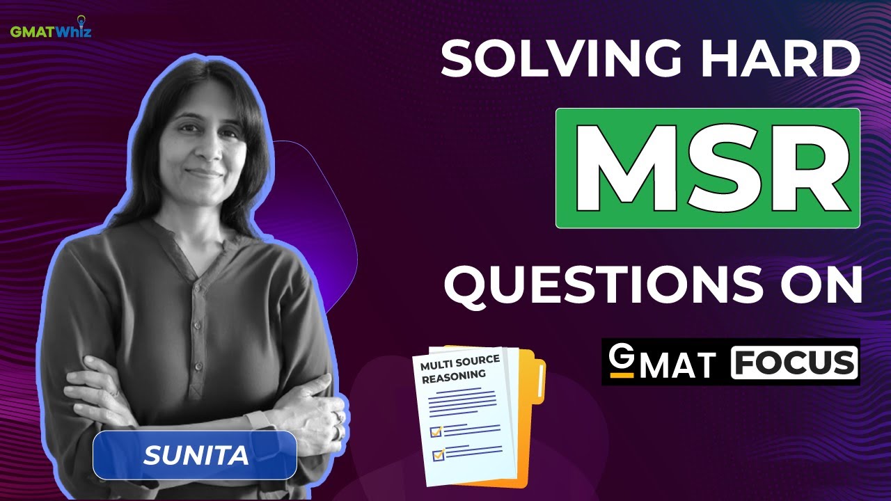 How to Master Tricky MSR Questions on GMAT Focus - YouTube