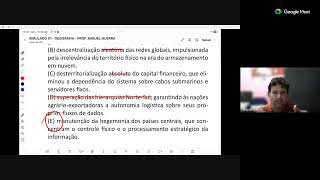 CORREÇÃO DO SIMULADO 01