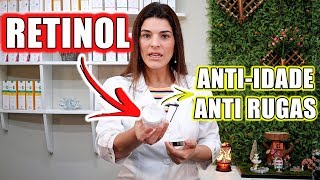 Retinol no rosto que serve