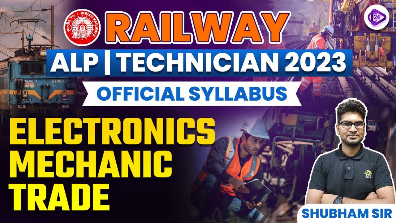 Railway ALP Vacancy 2023 | Railway ALP Trade Electronics Mechanic Syllabus discuss by Shubham Sir