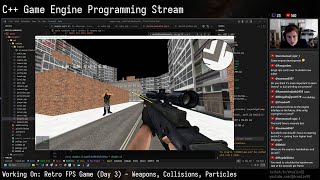 C++ Game Engine Dev [No Libraries*] - Retro Online FPS (Day 3, pt 1/2) screenshot 5