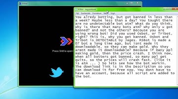 RSBot 07 - [The only undetectable OSBot] - October of 2013 FREE, No Survey