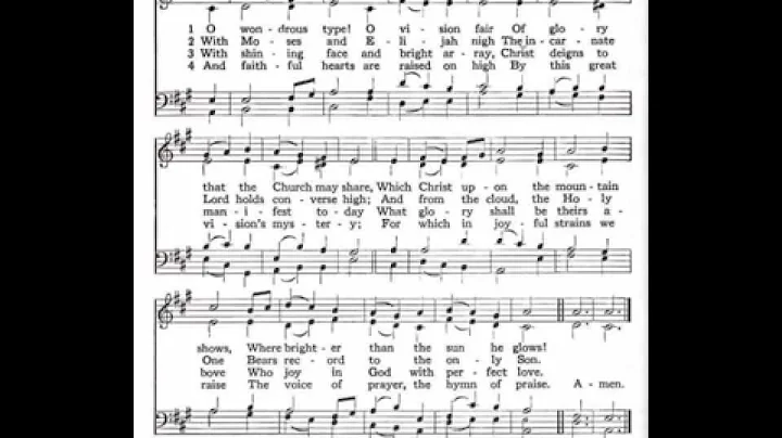 O Wondrous Type, O Vision Fair (Wareham)