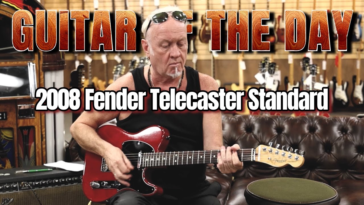 2008 Fender Telecaster Standard Trans Crimson Red | Guitar of the