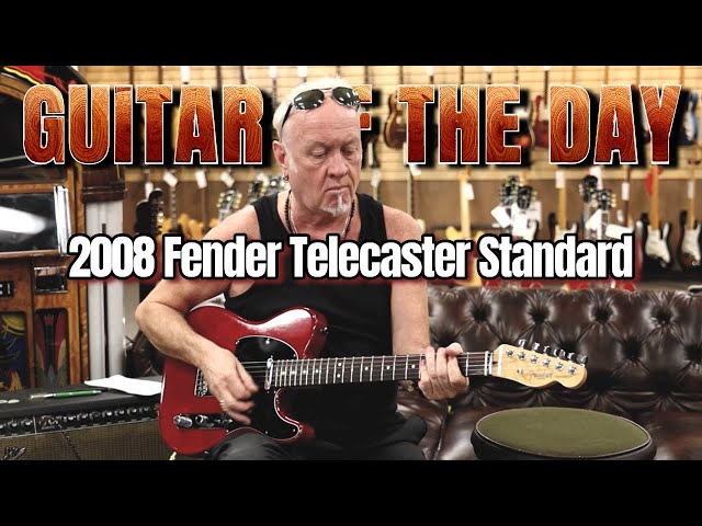 Fender Telecaster Standard 2008年製 ワインレッド 2008 Fender Telecaster Standard Trans Crimson Red | Guitar of the