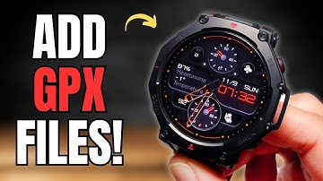 How to Add GPX Files on Amazfit T Rex 3 Pro!