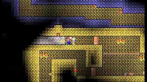 terraria golden temple custom map part 2 with waffles