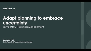Demo - ITBM Adapt Planing To Embrace Uncertainty