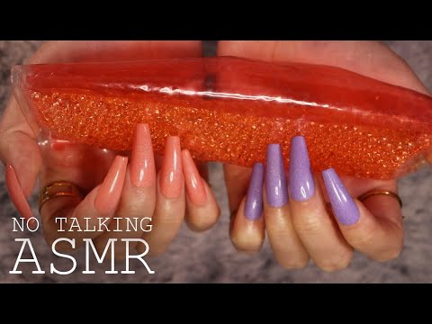 ASMR Gentle crisp tapping (🎧 NO TALKING | tapping, fingertips on plastic)
