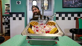 KRISCH'S WORLD FAMOUS KITCHEN SINK CHALLENGE | LONG ISLAND PT.1 | BeardMeatsFood